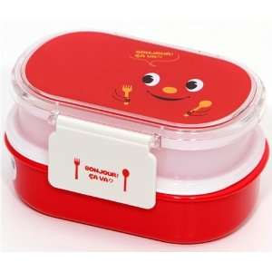  red Bento Box with face lunch box from Japan Toys & Games