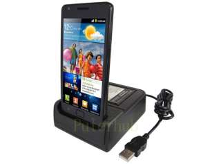 USB Sync Cradle Dock with Second Battery Charger For Samsung Galaxy S2 