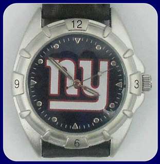 NEW YORK GIANTS LOGO NFL LICENSED CLASSIC GAME TIME WATCH NEW  