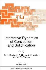   Solidification, (0792319109), S.H. Davis, Textbooks   