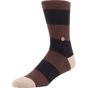  Stance Landon Adult Casual Wear Socks   Brown / Large/X 