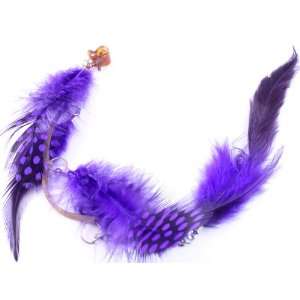  Purple Feather Native American Style Earthy Girl Hair Clip 