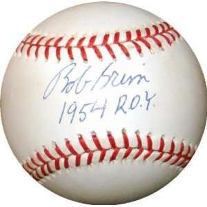   Grim Autographed Official American League Baseball Inscribed 1954 ROY