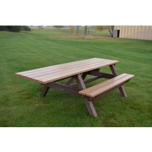  Polly Products Econo Mizer Picnic Table ADA   Green with 