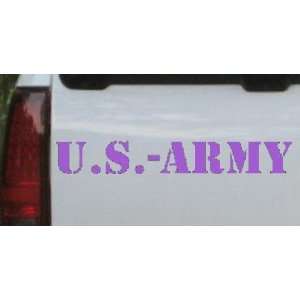 US Army Military Car Window Wall Laptop Decal Sticker    Purple 22in X 