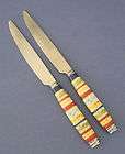 Pfaltzgraff Sedona 2 Knives Knife Stainless Multicolored Striped 