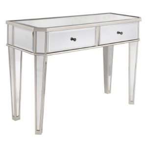  Powell Mirrored Console   Silver