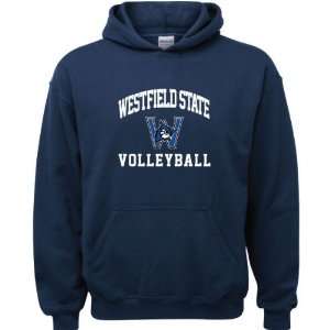   Owls Navy Youth Volleyball Arch Hooded Sweatshirt
