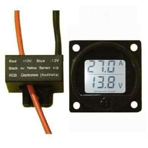  Battery Monitor LCD Volt and Amp Meter Automotive