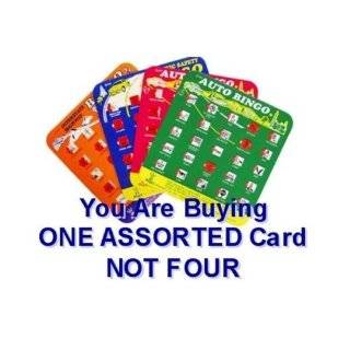 Regal Travel Auto Bingo Game Card   Car Bingo, Assorted Colors (Sold 