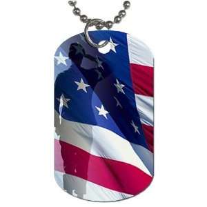  Patriot Heroes USA Dog Tag with 30 chain necklace Great 