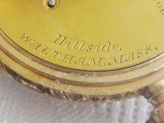 Antique 14K Gold Pocket Watch American Waltham Box  