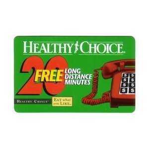  Collectible Phone Card 20m Healthy Choice Eat What You 