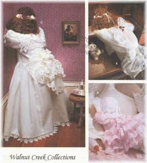 18   29 Dolls Victorian Heirloom Lace Dress+ Pattern  