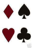 Poker Playing Card Suites Wallies 12217  