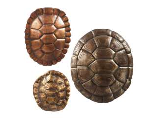 Turtle Shell Hanging Wall Decor Decoration Set of 3  