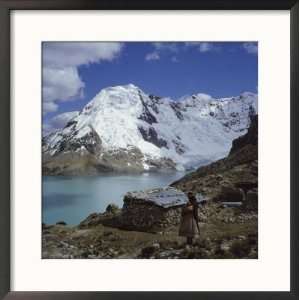  Santa Ana Lake, Raura Range, Peru Framed Photographic 