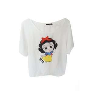  Oversize Cute Snow White Princess T shirt , SizeS L,Brand 