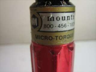 Mountz Micro Torque Screwdriver MT50 AFH 5 50 lbf/in  