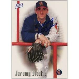  Jeremy Blevins Anaheim Angels 1996 Best Autographs #6 