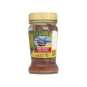 La Barca Anchovy Fillets 90G x 4  Grocery & Gourmet Food