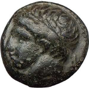 PHILIP II 359BC OLYMPIC GAMES Race Ancient Greek Coin LEFT HEAD APOLLO 