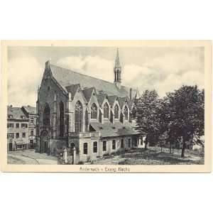   Vintage Postcard Evangelical Church Andernach Germany 