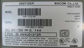Wacom UD1212R Digitizer Tablet UD 1212 R for PC  