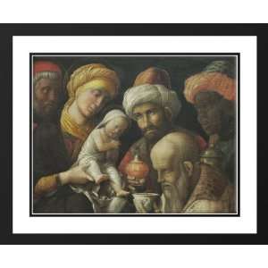  Mantegna, Andrea 36x28 Framed and Double Matted Adoration 