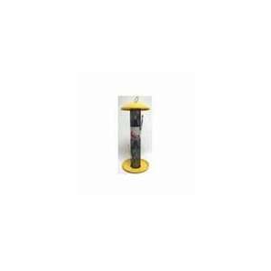  No/No Straight Sided Finch Tube Feeder Yellow 17.5 Inch 