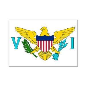  U. S. Virgin Islands Flag Fridge Magnet 