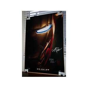  Signed IRON MAN (2008) Movie Poster 