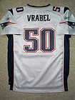 WHITE New England Patriots MIKE VRABEL Jersey YOUTH m