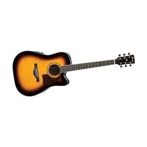  Ibanez AW300ECE Artwood Dreadnought Cutaway Acoustic 