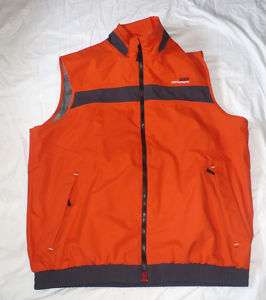 Aigle Actimum Mens Vest Orange Waterproof Size XXL NWOT FREE SHIP USA 