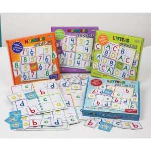  Childcraft Numbers and Letters Sudoku 4 Game Set Office 