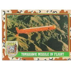  Desert Storm Tomahawk Missile In Flight Card #47 