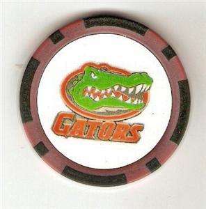 FLORIDA GATORS POKER CHIP CARD GUARD AIRTIGHT COVER  