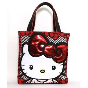  Tote Bag   Hello Kitty   Sanrio Cat Red Big Bow 