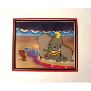  Disney Studios Animation Cel Dumbo and Timothy Mouse 