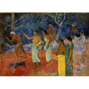  Oil Painting Scenes from Tahitian Live Paul Gauguin Hand 