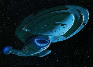 Star Trek FASA Micro Machine USS Voyager NCC 74656 Starship Mini 