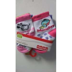    Fisher Price Days of the Week Anklet Socks   Size 0 12 Months Baby