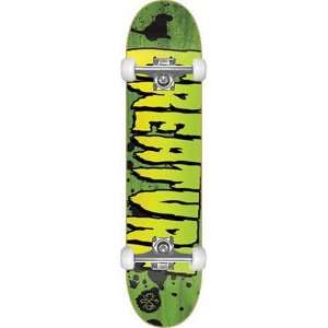  Creature Logo Stain Lg Complete Skateboard   8.6 w/Raw 