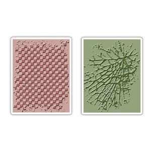  Texture Fades 2 Pack Embossing Folders By Tim Holtz 