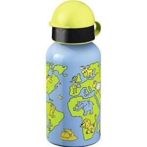  Emsa Drinking Flask 0.4L With World Map Design