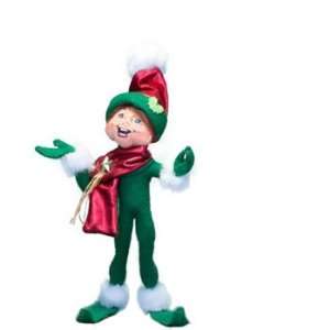  Annalee Mobilitee Doll Green Holiday Twist Elf 9 