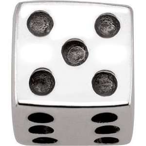  Persona Sterling Silver Silver Dice Charm fits Pandora 