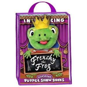 Lisa LeLeu Studios W12347 Puppet Play Set Storybook   Frenchy The Frog