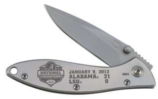 Alabama Crimson Tide 2011 BCS National Champions Knife Frost Cutlery 